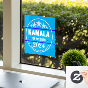 Autocollant Pour Fenêtre Kamala Harris 2024 Présidente