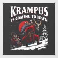 Krampus arrive à Town Krampus Noël