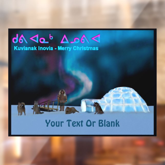 Autocollant Pour Fenêtre Kuvianak Innovia - Far North Christmas (Feuille 2)