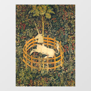 Autocollant Pour Fenêtre La licorne en captivité