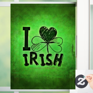Autocollant Pour Fenêtre La Saint-Patrick de SlipperyJoe férié irlandais pr