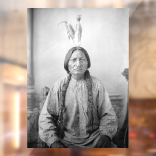 Autocollant Pour Fenêtre Lakota Leader assis Bull Amérindien