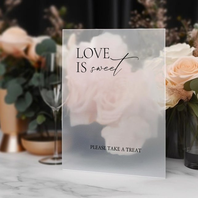 Autocollant Pour Fenêtre L'amour élegant minimal est le signe de la poule a (Créateur téléchargé)