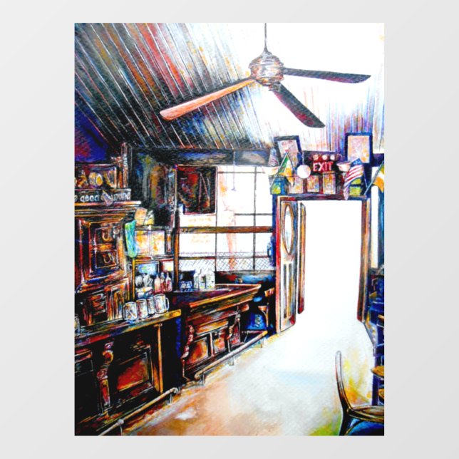 Autocollant Pour Fenêtre L'amour n'est pas un mur, c'est un pont (Feuille)