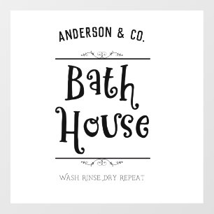 Autocollant Pour Fenêtre Lave-linge lavable Lavatoire de la maison de bain 