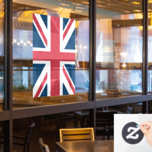 Autocollant Pour Fenêtre Le drapeau britannique Union Jack