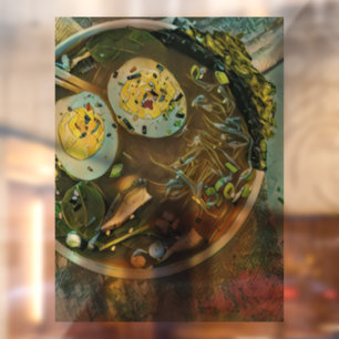 Autocollant Pour Fenêtre Les amateurs de gastronomie japonaise