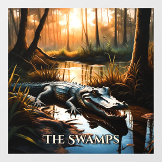 Autocollant Pour Fenêtre Les Swamps