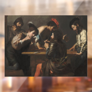 Autocollant Pour Fenêtre Les Tricheurs, Cartes à jouer des Soldats Mercenai