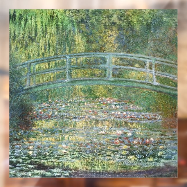 Autocollant Pour Fenêtre L'Etang Lily | Peinture vintage française (Feuille 2)