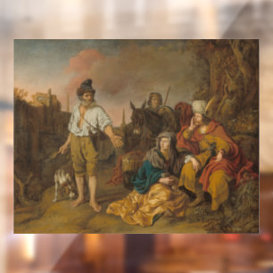 Autocollant Pour Fenêtre Lévite et sa concubine à Gibeah, Ancien Testament