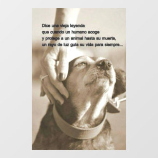 Autocollant Pour Fenêtre Leyenda sobre adoptar