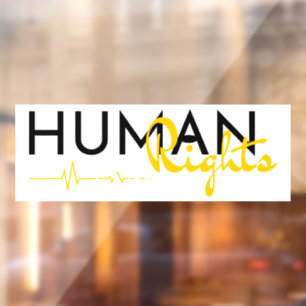 Autocollant Pour Fenêtre Lifeline to Human Rights