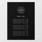 Liste de Prix | Logo Noir Entreprise Professionnel