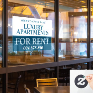 Autocollant Pour Fenêtre Location d'appartements de location affaires signe