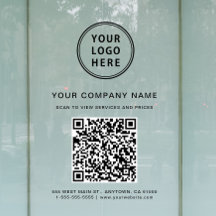 Logo de code QR d'entreprise