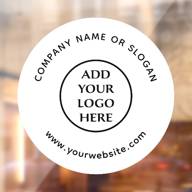 Autocollant Pour Fenêtre Logo de la société professionnelle d'entreprise ic (Feuille 2)