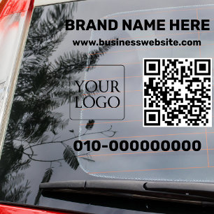 Autocollant Pour Fenêtre Logo de société moderne QR Code Camion Voiture Por