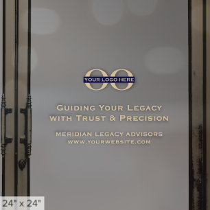 Autocollant Pour Fenêtre Logo d'entreprise