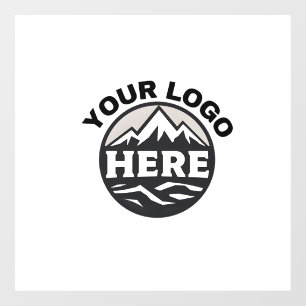 Autocollant Pour Fenêtre Logo d'entreprise Ajoutez votre logo ici Entrepri