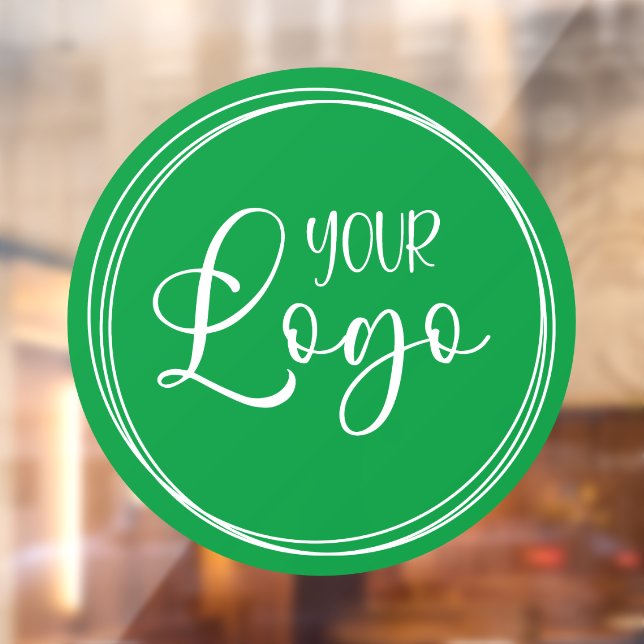 Autocollant Pour Fenêtre Logo d'entreprise contre Green Circle (Feuille 2)