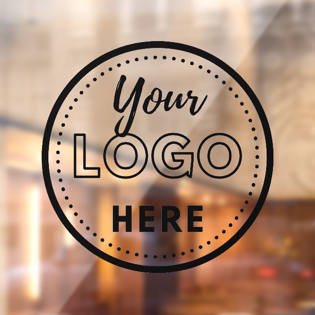 Autocollant Pour Fenêtre Logo d'entreprise moderne Entreprise professionnel (Feuille 2)