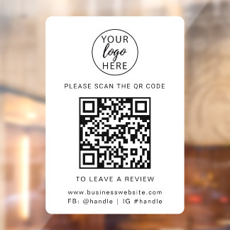 Autocollant Pour Fenêtre Logo d'entreprise professionnel personnalisé et co