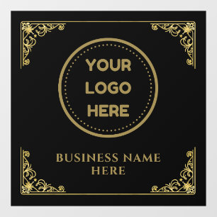 Autocollant Pour Fenêtre Logo Gold Business Télécharger Logo Entreprise Per
