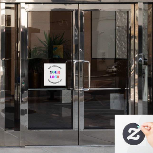 Autocollant Pour Fenêtre Logo Personnalisé Promotionnel Entreprise Personna (Porte de bureau)