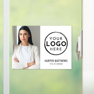 Autocollant Pour Fenêtre Logo Photo d'entreprise