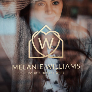 Autocollant Pour Fenêtre Logo Promotionnel immobilier moderne