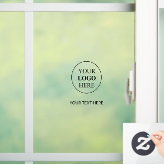 Autocollant Pour Fenêtre Logo promotionnel personnalisé - Pas de commande m