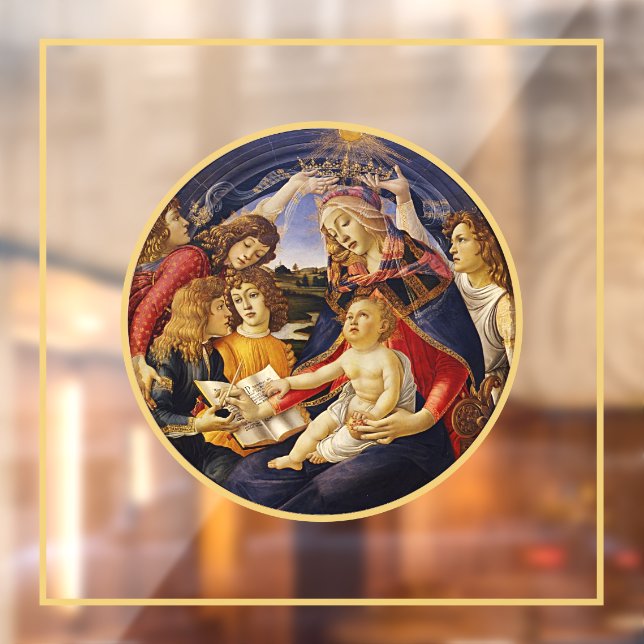 Autocollant Pour Fenêtre Madonna du Magnificat (Feuille 2)