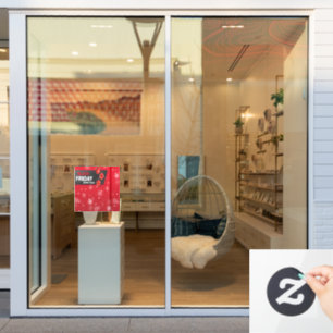 Autocollant Pour Fenêtre Magasin de vente Black Friday
