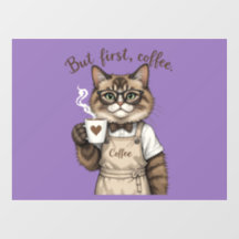 Mais d'abord, chat café