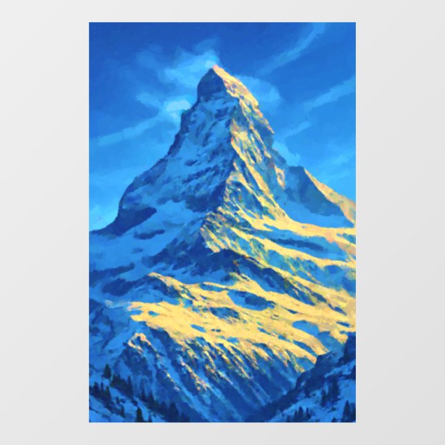 Autocollant Pour Fenêtre Majestic Matterhorn (Feuille)