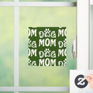 Autocollant Pour Fenêtre Maman Chien