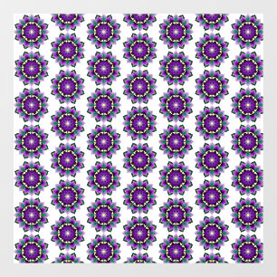 Autocollant Pour Fenêtre Mandala Motif 02 en violet