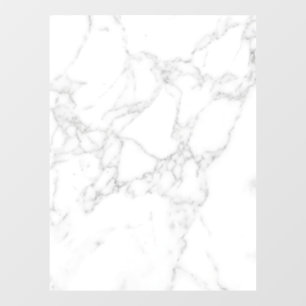 Autocollant Pour Fenêtre Marbre Blanc