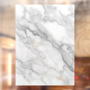 Autocollant Pour Fenêtre Marbre Blanc