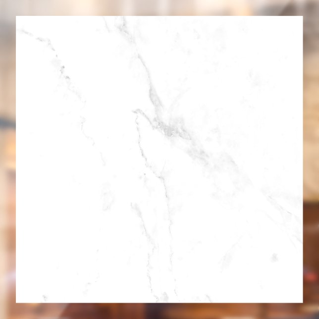 Autocollant Pour Fenêtre Marbre Blanc Moderne (Feuille 2)