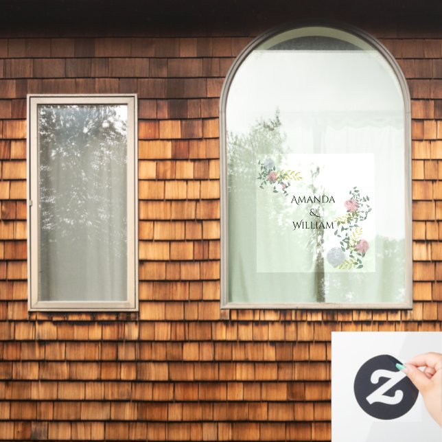 Autocollant Pour Fenêtre Mariage finement prospère (Fenêtre d'accueil)