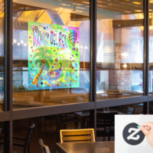 Autocollant Pour Fenêtre Marina Del Rey Éternel Melody Window Cling