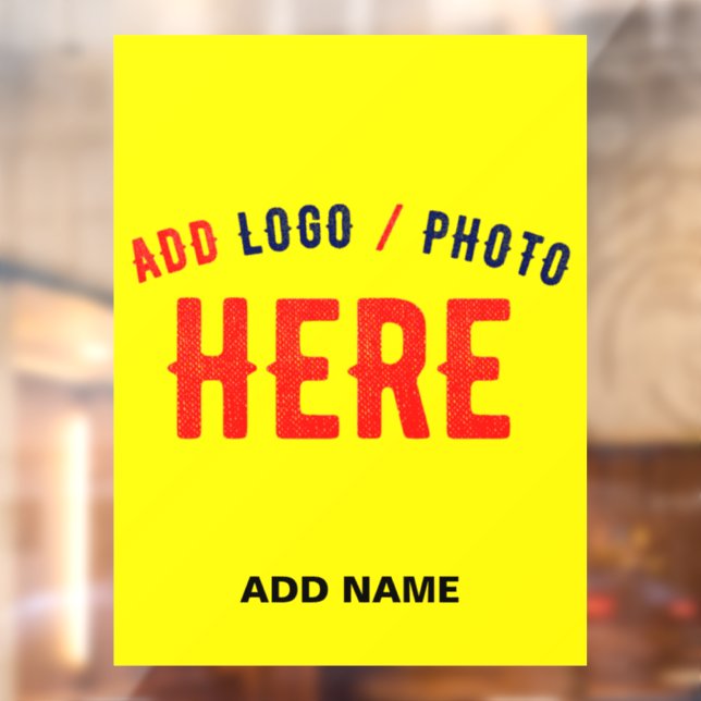 AUTOCOLLANT POUR FENÊTRE MARQUE VÉRIFIÉE JAUNE CLAIR ET MODERNE (Feuille 2)