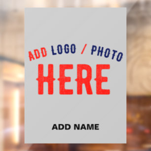AUTOCOLLANT POUR FENÊTRE MARQUE VERIFIEE PERSONNALISABLE MODERNE ÉLÉGANT EN