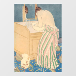Autocollant Pour Fenêtre Mary Cassatt - Femme Baignade