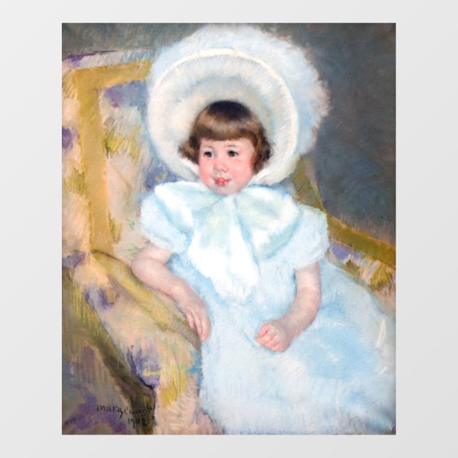 Autocollant Pour Fenêtre Mary Cassatt - Portrait Louise-Aurore Villeboeuf (Feuille)