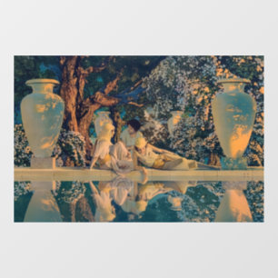 Autocollant Pour Fenêtre Maxfield Parrish Le Jardin d'Allah 1918 Beaux-Arts