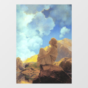 Autocollant Pour Fenêtre Maxfield Parrish Matin 1922 Nuage Bleu Beaux-Arts
