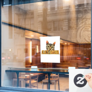 Autocollant Pour Fenêtre Meilleur Cat Maman jamais chats et chatons mam